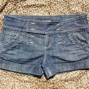 Denim Pin-Up style Jean shorts